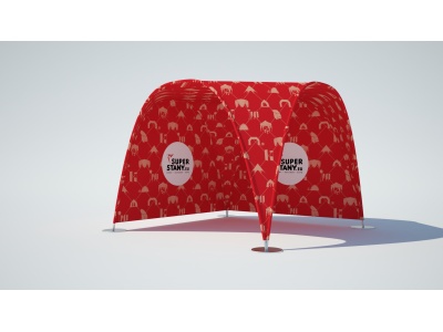 RED VARIO tent 3x3m