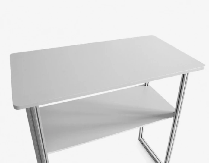 RED SEGA textile promo table with shelf, printed removable graphics