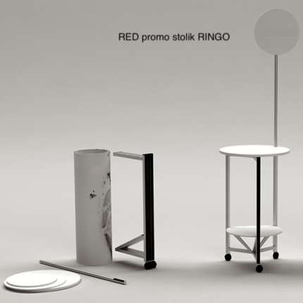 RED RINGO promo stolík