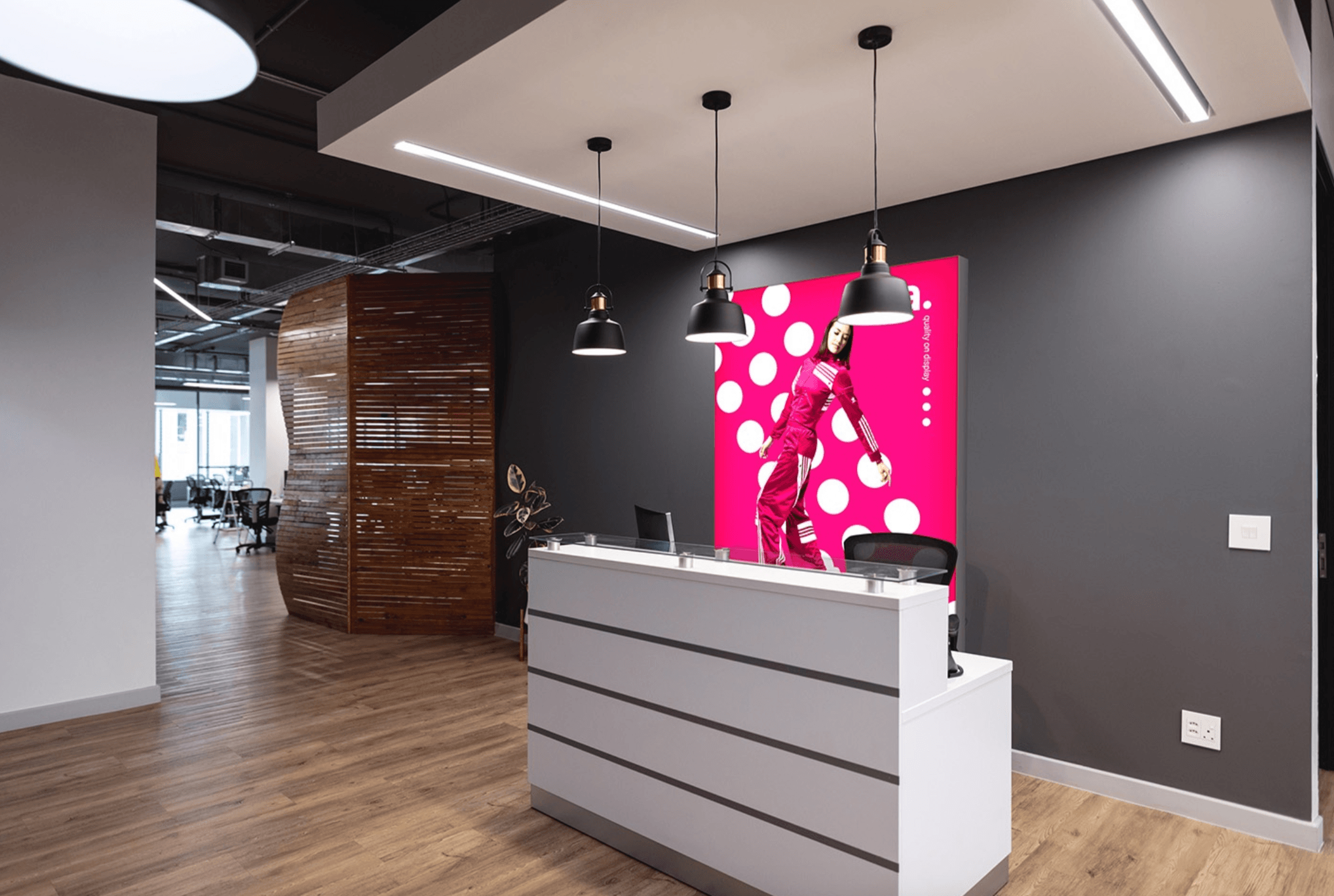 Nástenný svetelný panel indoor, svetelná reklama, jednostranný alu rám 120mm - RED Custom LMS LED 1 Custom LED stena LMS 1